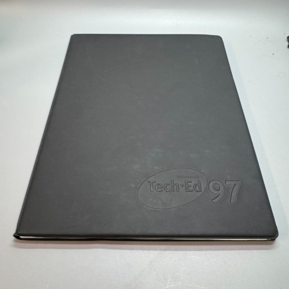 Microsoft Tech‎ Ed 97 Black with notepad - Vintage